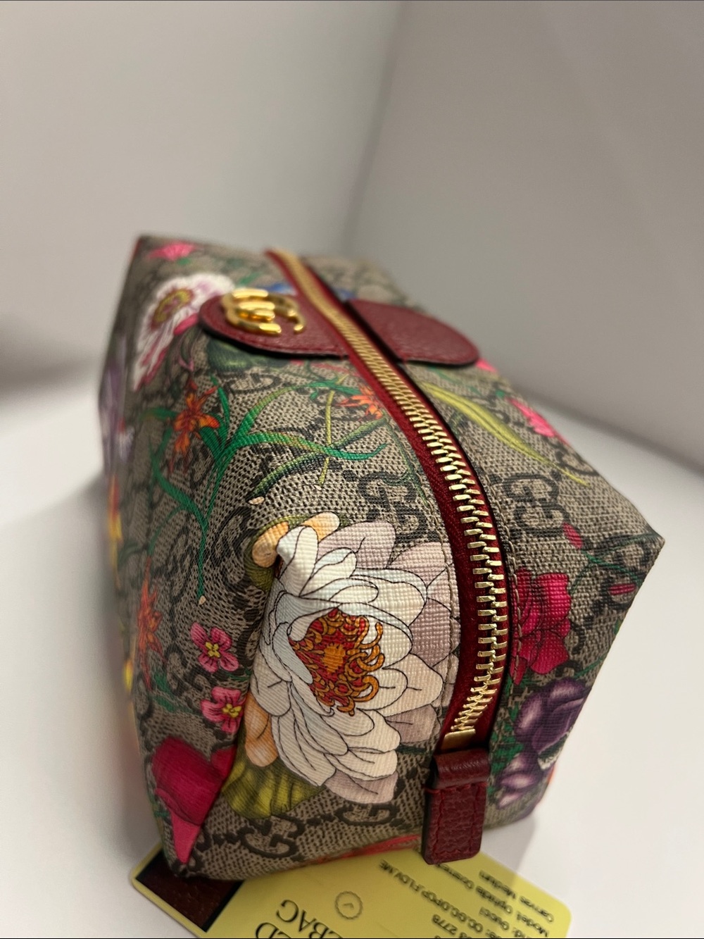 Gucci Ophidia GG Flora Cosmetic Zip Top Case - Certified Authentic - Picture 5 of 13